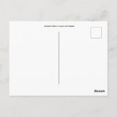 Japanse apelbladeren in de zomer briefkaart (Achterkant)