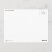 Japanse apelboom in het najaar briefkaart (Achterkant)