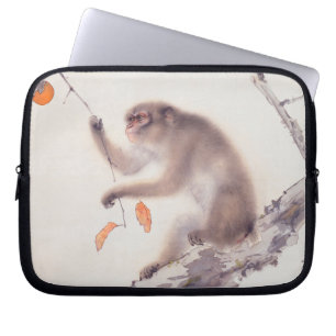 Japanse apenschilderende Chinese Zodiac Birthday S Laptop Sleeve