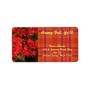 Japanse aple "Bloodgood" / Rode Herfst olie / Etiket