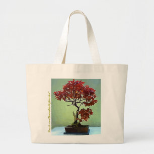 Japanse aple grote tote bag