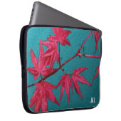 Japanse aple laptop sleeve (Voorkant Rechts)