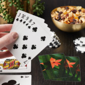Japanse aple Leaf Pokerkaarten (Insitu)