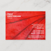 Japanse aple Leaf Visitekaartje (Achterkant)