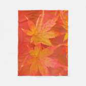 Japanse aple Leaves Fleece Deken (Voorkant)