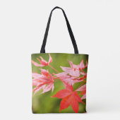 Japanse aple Leaves Tote Bag (Achterkant)