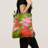Japanse aple Leaves Tote Bag (Dichtbij)