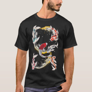 Japanse aquacultuur Koi Fishes T-shirt