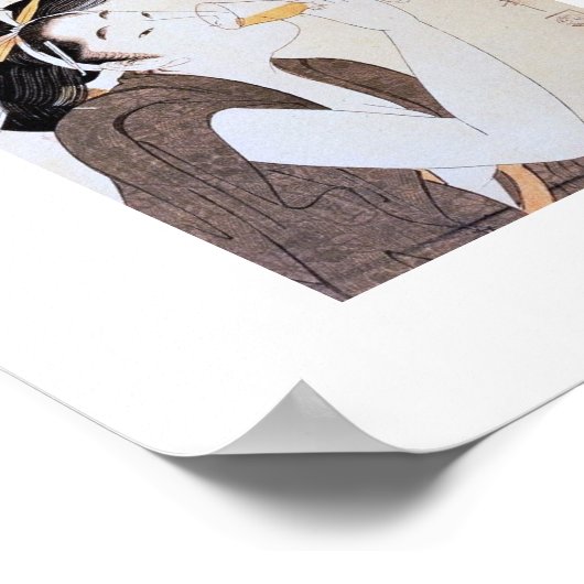 Japanse Art. 1800 Poster (Hoek)