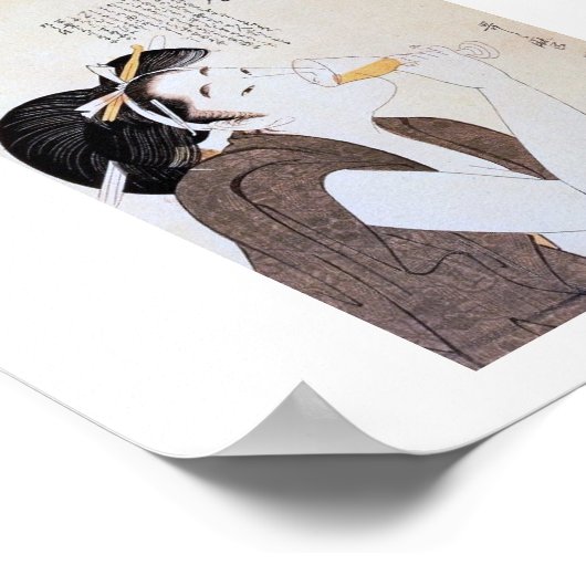  Japanse Art. 1800 Poster (Hoek)