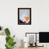 Japanse Art Deco Theater Mask Print ca. 1928 (Thuiskantoor)