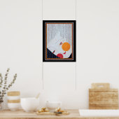 Japanse Art Deco Theater Mask Print ca. 1928 (Keuken)