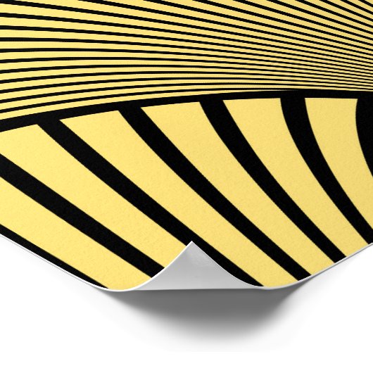 Japanse Art Deco: Zwart Goud Ontwerp Poster (Hoek)