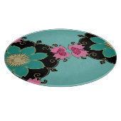 Japanse Art Nouveau Rosette Charcuterie Board Snijplank (Hoek)