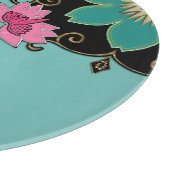 Japanse Art Nouveau Rosette Charcuterie Board Snijplank (Hoek)