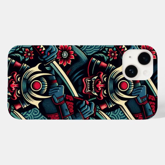 Japanse Art Phone Case (Achterkant (horizontaal))