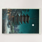 Japanse Asakusa Kinryūzan Temple in Moonlight Legpuzzel (Horizontaal)