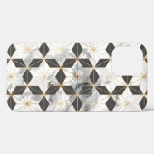 Japanse Asanoha: Gouden Marmeren Patroon. Case-Mate iPhone Case (Achterkant (horizontaal))