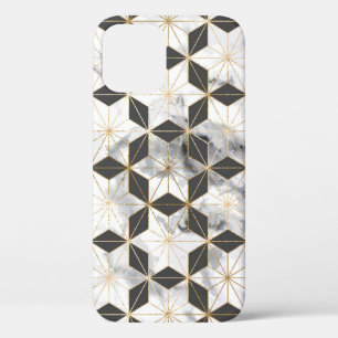 Japanse Asanoha: Gouden Marmeren Patroon. Case-Mate iPhone Case