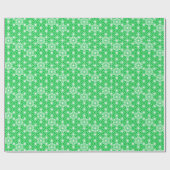 Japanse Asanoha of Star Pattern, jade groen Cadeaupapier (Vlak)