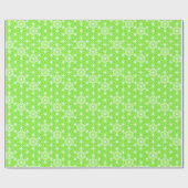 Japanse Asanoha of Star Pattern, lichte kalkgroen Cadeaupapier (Vlak)