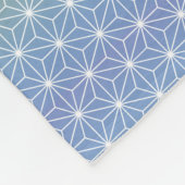 Japanse Asanoha Traditionele printplaat Regelboog Fleece Deken (Hoek)