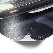 Japanse autoreisposter foto afdruk (Hoek)