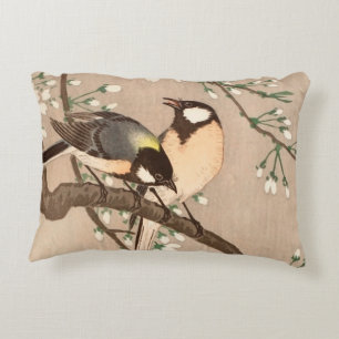 Japanse Aziatische Koson Bird Chickadee Songbird Accent Kussen