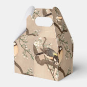 Japanse Aziatische Koson Bird Chickadee Songbird Bedankdoosjes (Achterkant)