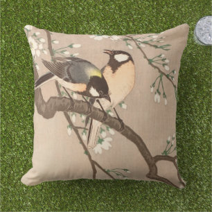 Japanse Aziatische Koson Bird Chickadee Songbird Buitenkussen