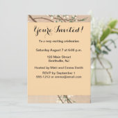 Japanse Aziatische Koson Bird Chickadee Songbird Kaart (Staand voorkant)