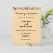 Japanse Aziatische Koson Bird Chickadee Songbird Kaart (Staand voorkant)