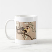 Japanse Aziatische Koson Bird Chickadee Songbird Koffiemok (Links)