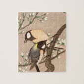 Japanse Aziatische Koson Bird Chickadee Songbird Legpuzzel (Verticaal)