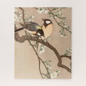 Japanse Aziatische Koson Bird Chickadee Songbird Legpuzzel (Verticaal)