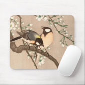 Japanse Aziatische Koson Bird Chickadee Songbird Muismat (Met muis)