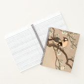 Japanse Aziatische Koson Bird Chickadee Songbird Notitieboek (Binnen)