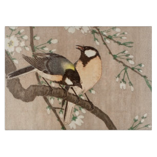 Japanse Aziatische Koson Bird Chickadee Songbird Snijplank