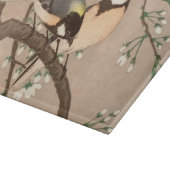 Japanse Aziatische Koson Bird Chickadee Songbird Snijplank (Hoek)