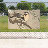 Japanse Aziatische Koson Bird Chickadee Songbird Spandoek (Insitu)