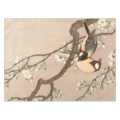 Japanse Aziatische Koson Bird Chickadee Songbird Tafelkleed (Voorkant (Horizontaal))