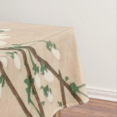 Japanse Aziatische Koson Bird Chickadee Songbird Tafelkleed (Voorbeeld)