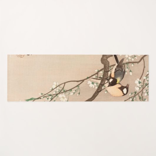 Japanse Aziatische Koson Bird Chickadee Songbird Yogamat (Voorkant (horizontaal))