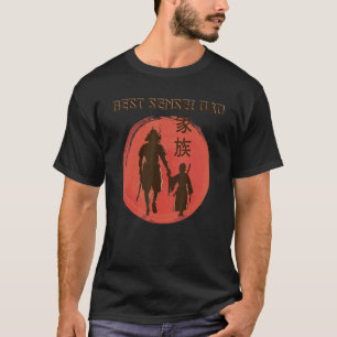 Japanse Aziatische Samoerai Beste Vader Vader Krij T-shirt