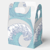 Japanse Aziatische Surf Golve Art Ocean Art Bedankdoosjes (Geopend)