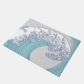 Japanse Aziatische Surf Golve Art Ocean Art Deurmat (Schuin)