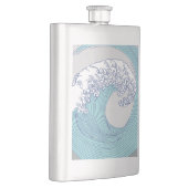 Japanse Aziatische Surf Golve Art Ocean Art Flacon (Rechts)