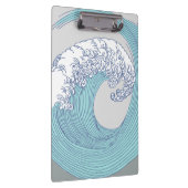 Japanse Aziatische Surf Golve Art Ocean Art Klembord (Rechts)