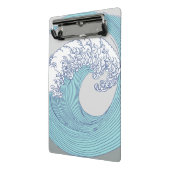 Japanse Aziatische Surf Golve Art Ocean Art Mini Klembord (Angled2)