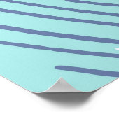 Japanse Aziatische Surf Golve Art Ocean Art Poster (Hoek)